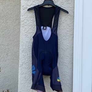 💚Enzo Customs Blue Trek Raam Cycle Bib Womens's XXL